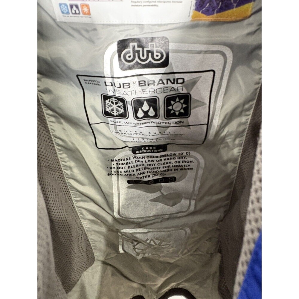 Dub Brand Weathergear Snowboard‎ Coat Delphy 2000mm Size Small - Picture 6 of 8